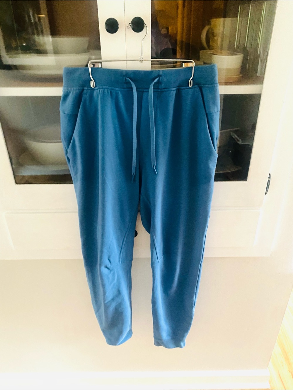 Lululemon City Sweat Jogger Utility Blue Drawstring Mens Size Medium - Picture 2 of 6